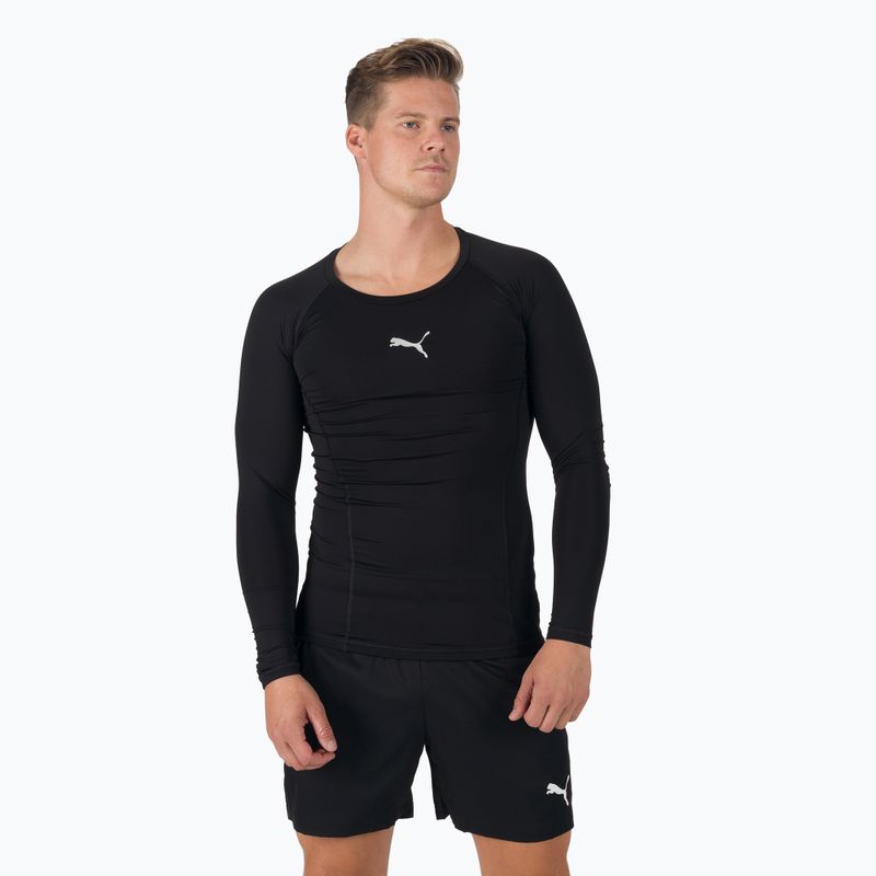 Мъжка футболна фланелка PUMA Liga Baselayer Tee black 655920_03