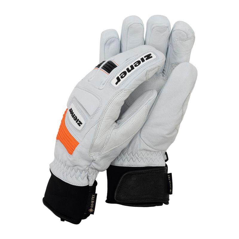 Мъжка ски ръкавица ZIENER Guard GTX + Gore Grip PR бяла 801019