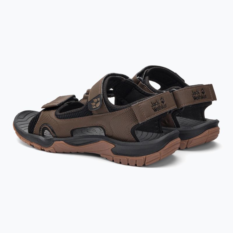 Jack Wolfskin Lakewood Cruise кафяви мъжки сандали за трекинг 4019011 3