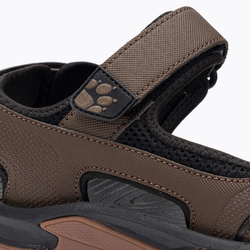 Jack Wolfskin Lakewood Cruise кафяви мъжки сандали за трекинг 4019011 9
