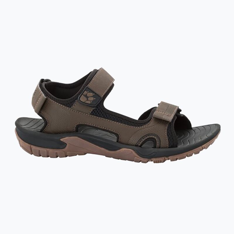 Jack Wolfskin Lakewood Cruise кафяви мъжки сандали за трекинг 4019011 11