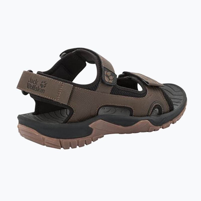 Jack Wolfskin Lakewood Cruise кафяви мъжки сандали за трекинг 4019011 13
