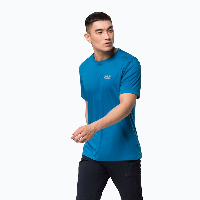 Мъжка риза за трекинг Jack Wolfskin Tech blue 1807071_1361