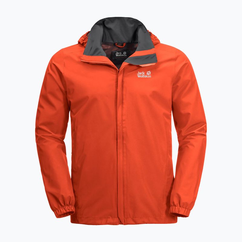 Jack Wolfskin мъжко дъждобранно яке Stormy Point оранжево 1111141_3017 5