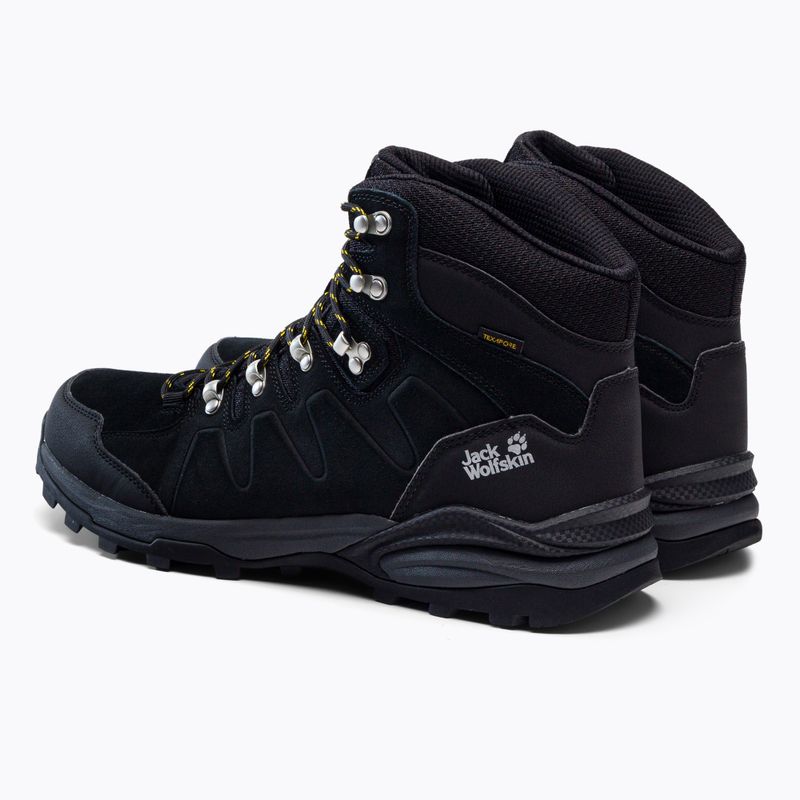 Jack Wolfskin Refugio Texapore Mid мъжки ботуши за трекинг черни 4049841 5