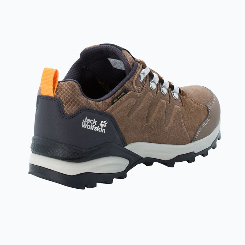 Дамски обувки за трекинг  Jack Wolfskin Refugio Texapore Low brown / apricot 8