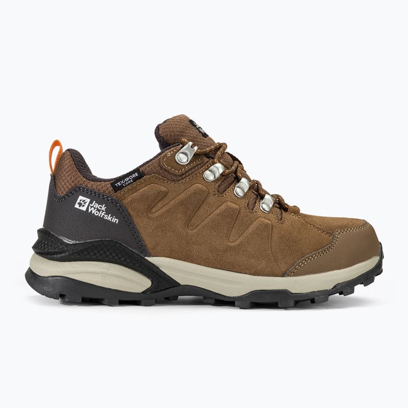 Дамски обувки за трекинг  Jack Wolfskin Refugio Texapore Low brown / apricot 2