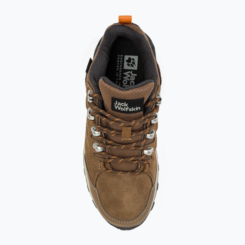 Дамски обувки за трекинг  Jack Wolfskin Refugio Texapore Low brown / apricot 5