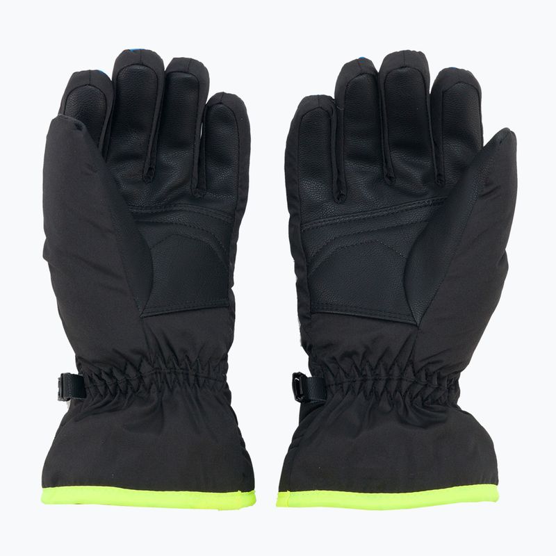Детски ски ръкавици Reusch Alan черни/сини 60/61/115 2