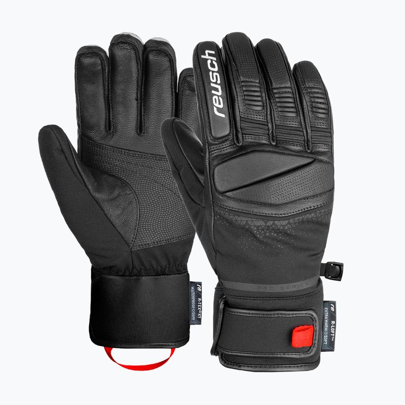 Мъжки скиорски ръкавици Reusch Mastery black/white 2