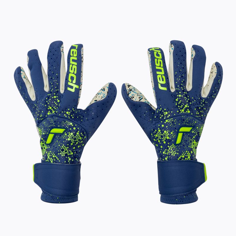 Reusch Pure Contact Fusion 4018 сини вратарски ръкавици 5270900-4018-10