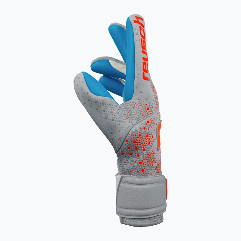 Reusch Pure Contact вратарски ръкавици Aqua 6026 сиви 5270400-6026-10 8