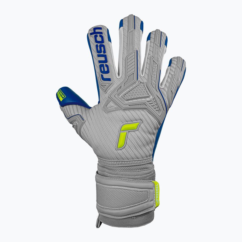 Reusch Attrakt Freegel Gold Finger Support Вратарски ръкавици сиви 5270130-6006 6
