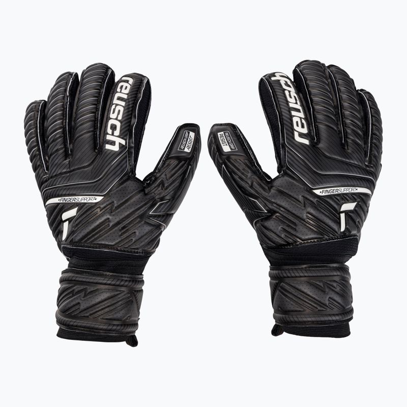 Вратарска ръкавица Reusch Attrakt Resist Finger Support black 5270610-7700