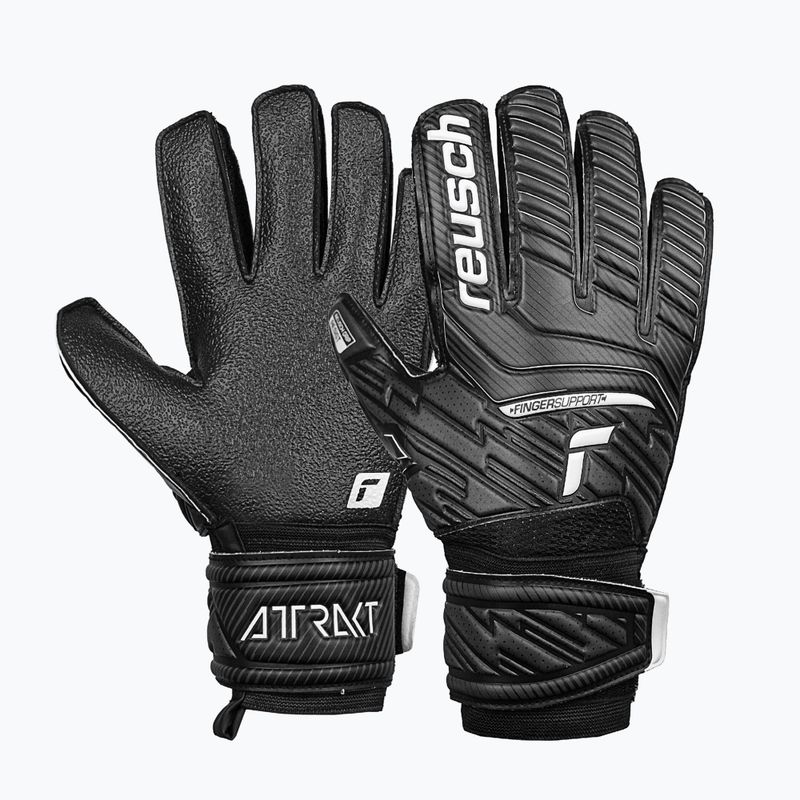 Вратарска ръкавица Reusch Attrakt Resist Finger Support black 5270610-7700 5