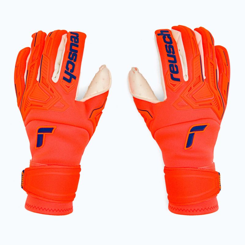 Reusch Attrakt Freegel SpeedBump вратарски ръкавици оранжеви 5270079