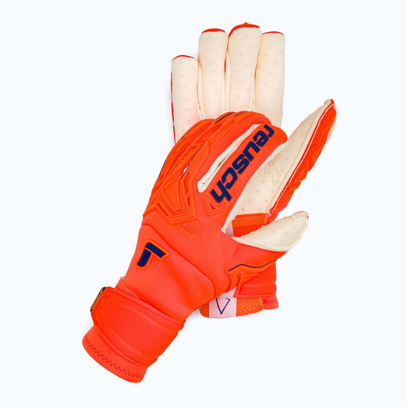 Reusch Attrakt Freegel SpeedBump вратарски ръкавици оранжеви 5270079 2