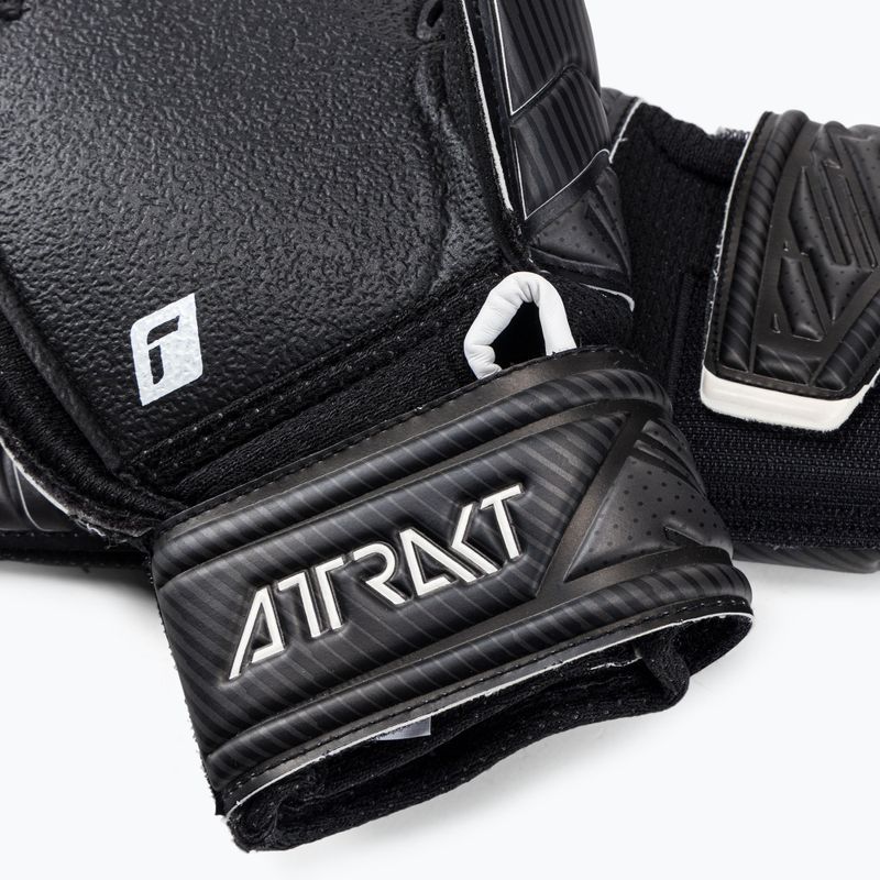 Reusch Attrakt Resist Finger Support Junior детски вратарски ръкавици черни 5272610 4
