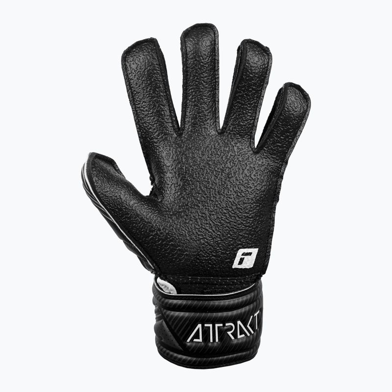Reusch Attrakt Resist Finger Support Junior детски вратарски ръкавици черни 5272610 8