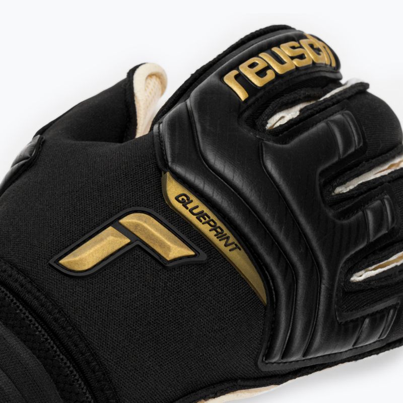 Reusch Attrakt Gold X GluePrint Ortho-Tec вратарски ръкавици черни 5270970 4