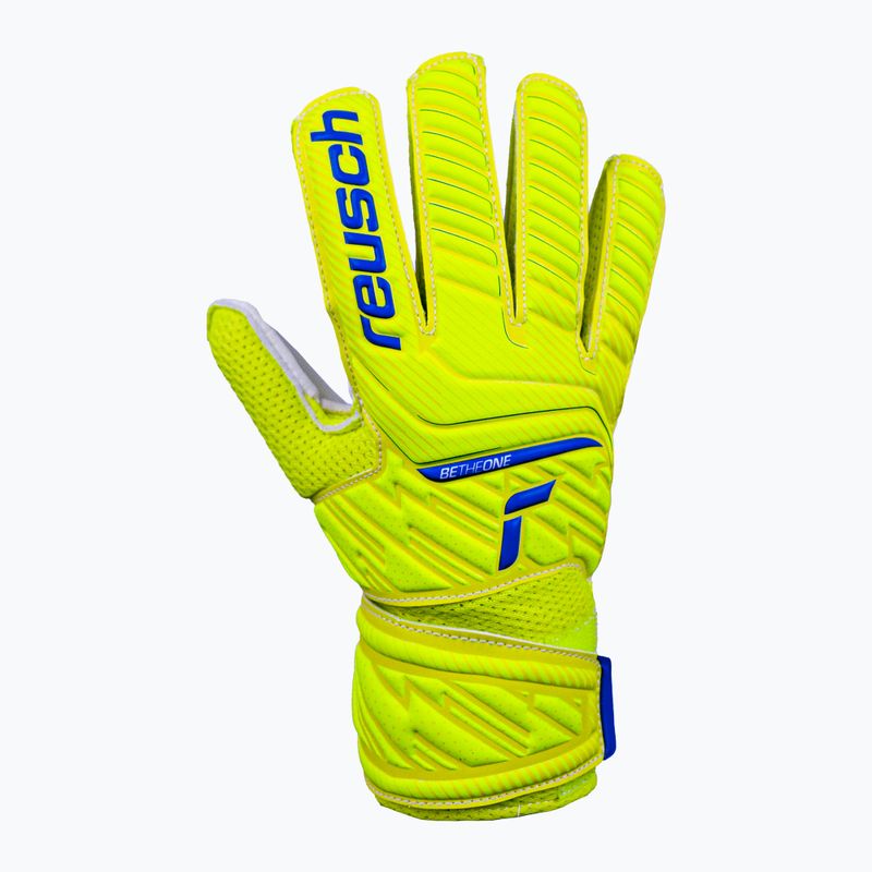 Детски вратарски ръкавици Reusch Attrakt Solid Junior жълти 5272515-2001 6