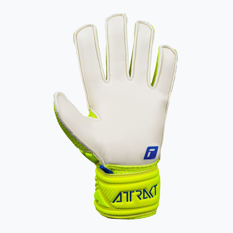 Детски вратарски ръкавици Reusch Attrakt Solid Junior жълти 5272515-2001 8