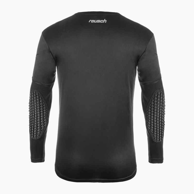 Детска вратарска тениска Reusch Goalkeeping Jersey Padded Junior black/silver 2