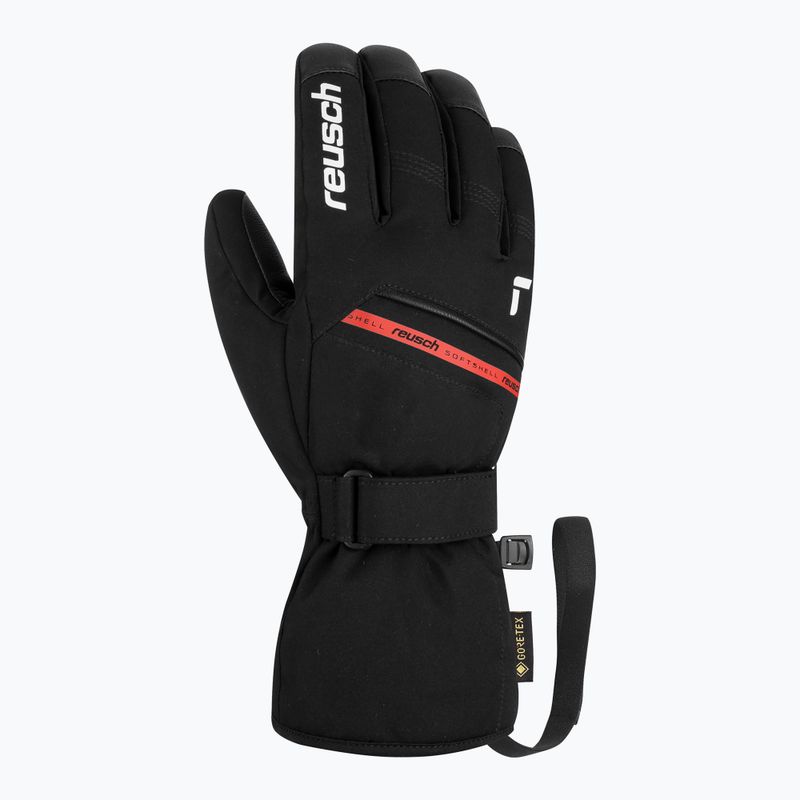 Скиорски ръкавици Reusch Morris GORE-TEX black/white/fire red 3