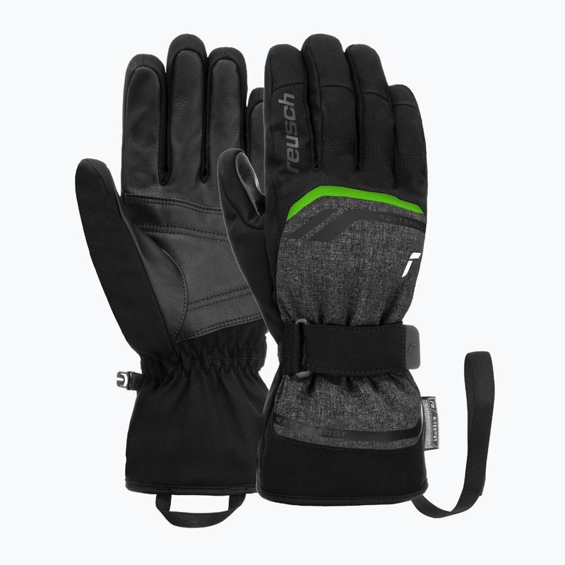 Скиорски ръкавица Reusch Outset R-Tex XT black/black melange/neon green