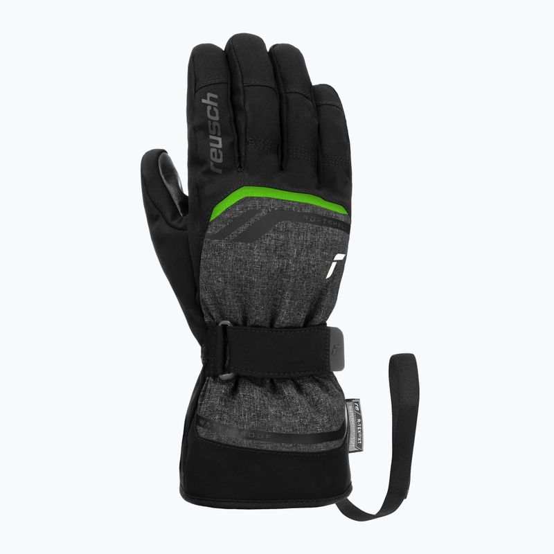 Скиорски ръкавица Reusch Outset R-Tex XT black/black melange/neon green 2