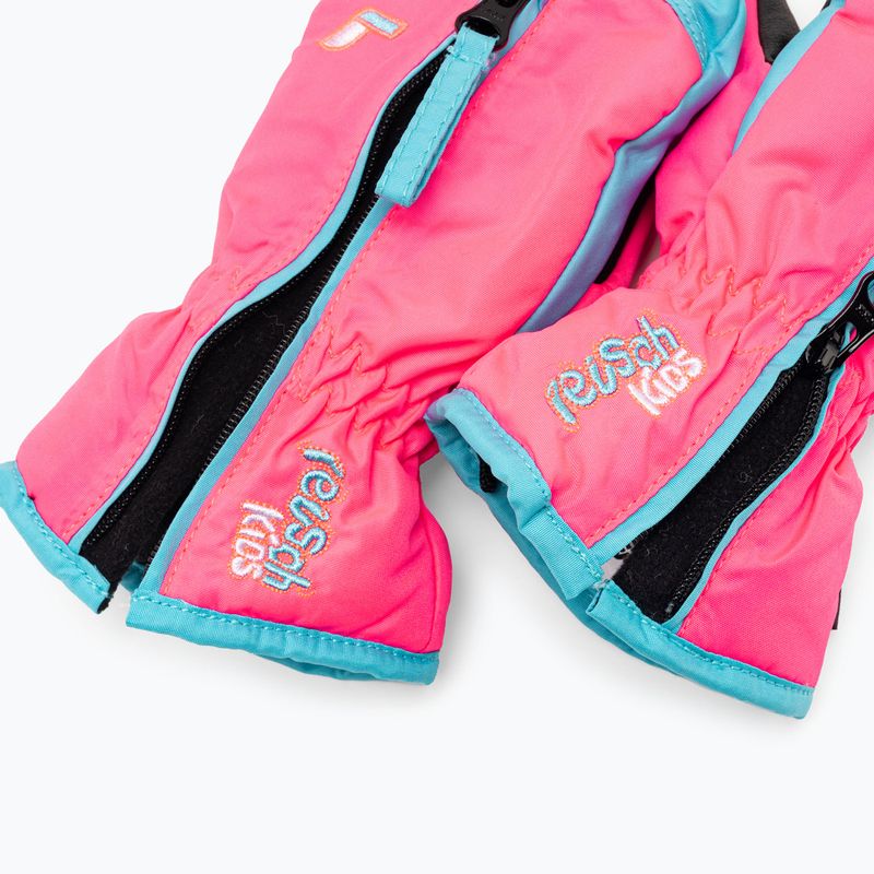 Reusch Ben Mitten детски ски ръкавици knockout pink/bachelor button 4