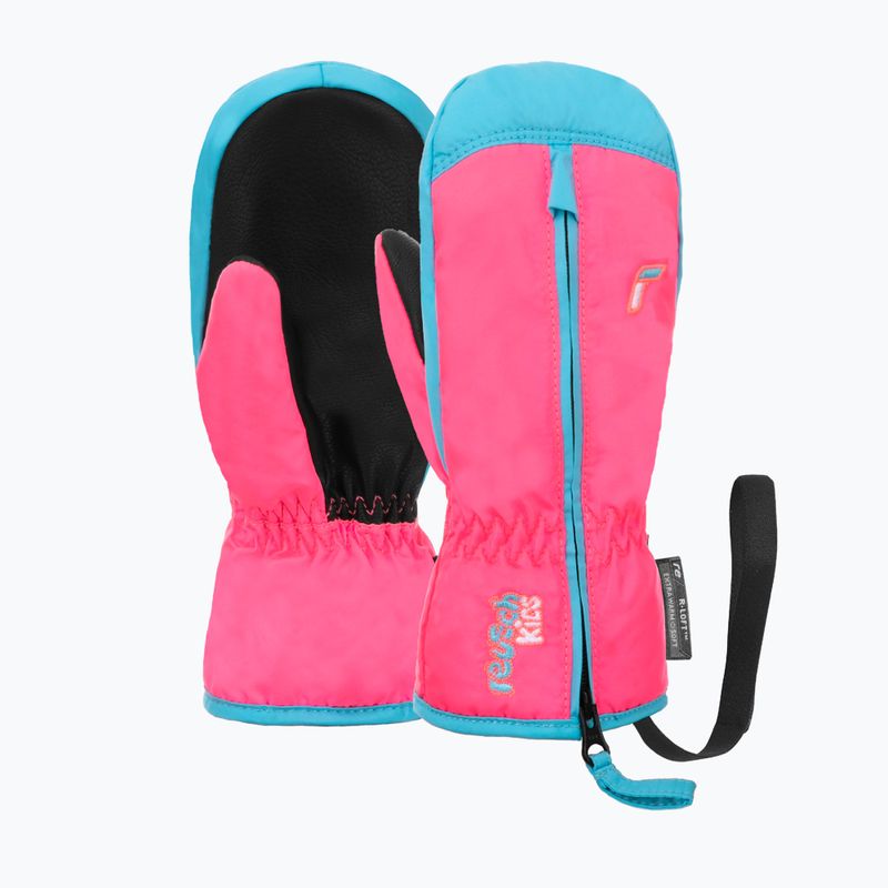 Reusch Ben Mitten детски ски ръкавици knockout pink/bachelor button 5