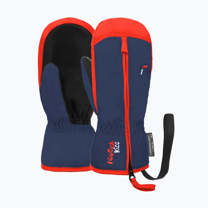 Детски скиорски ръкавици Reusch Ben Mitten dress blue/cherry tomato