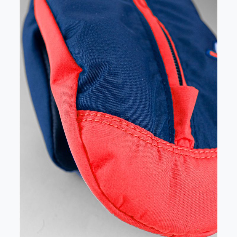 Детски скиорски ръкавици Reusch Ben Mitten dress blue/cherry tomato 4