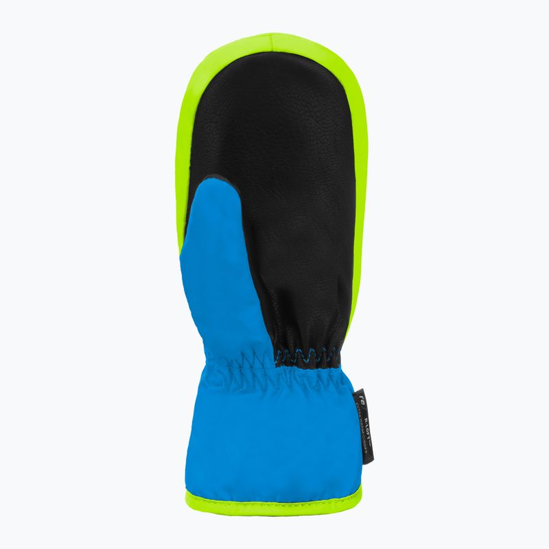 Детски скиорски ръкавици Reusch Ben Mitten brilliant blue/safety yel 3
