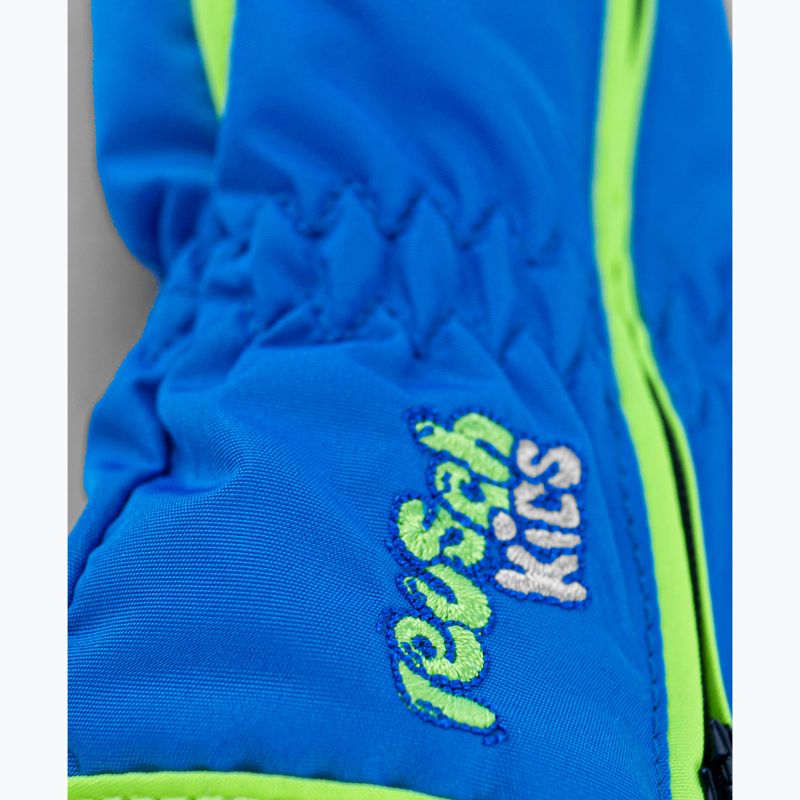 Детски скиорски ръкавици Reusch Ben Mitten brilliant blue/safety yel 6