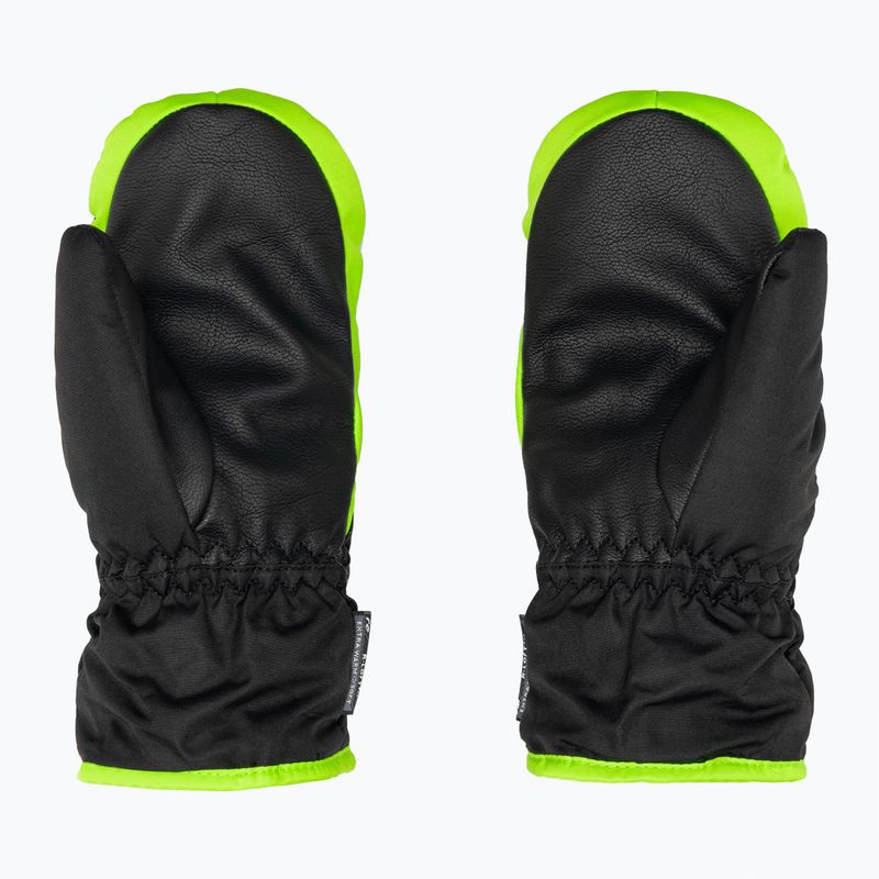 Детски ски ръкавици Reusch Ben Mitten black/neon green 2