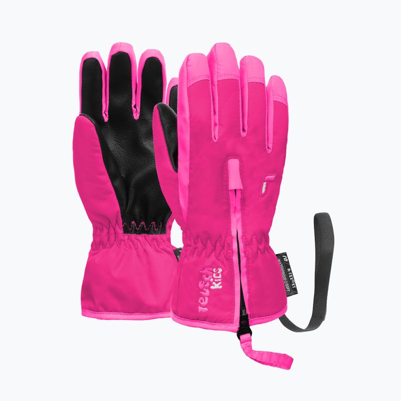 Детски скиорски ръкавици Reusch Ben fuchs purp/knockout pink 2