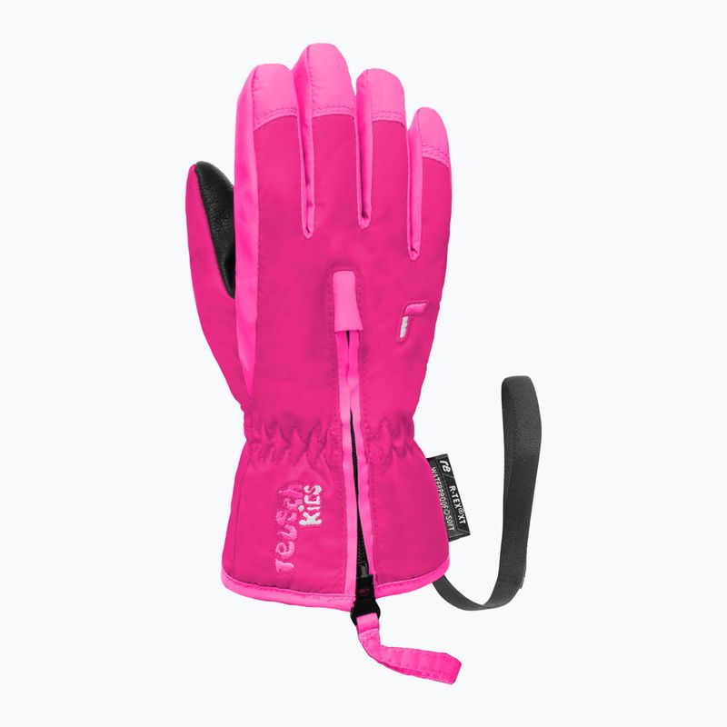Детски скиорски ръкавици Reusch Ben fuchs purp/knockout pink 3