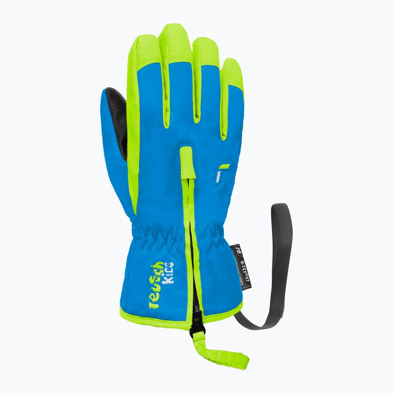 Детски скиорски ръкавици Reusch Ben brilliant blue/safety yell 3