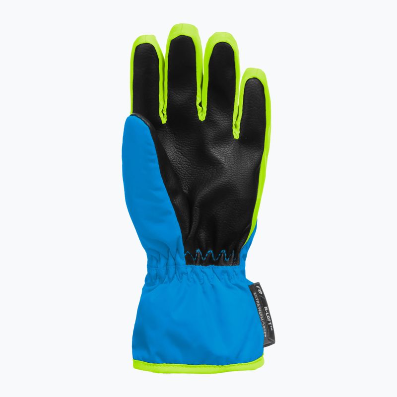 Детски скиорски ръкавици Reusch Ben brilliant blue/safety yell 4