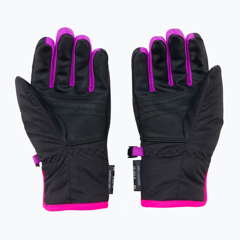 Детски ски ръкавици Reusch Duke R-Tex XT черно-розови 2