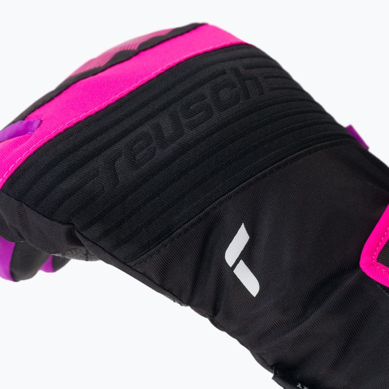 Детски ски ръкавици Reusch Duke R-Tex XT черно-розови 5