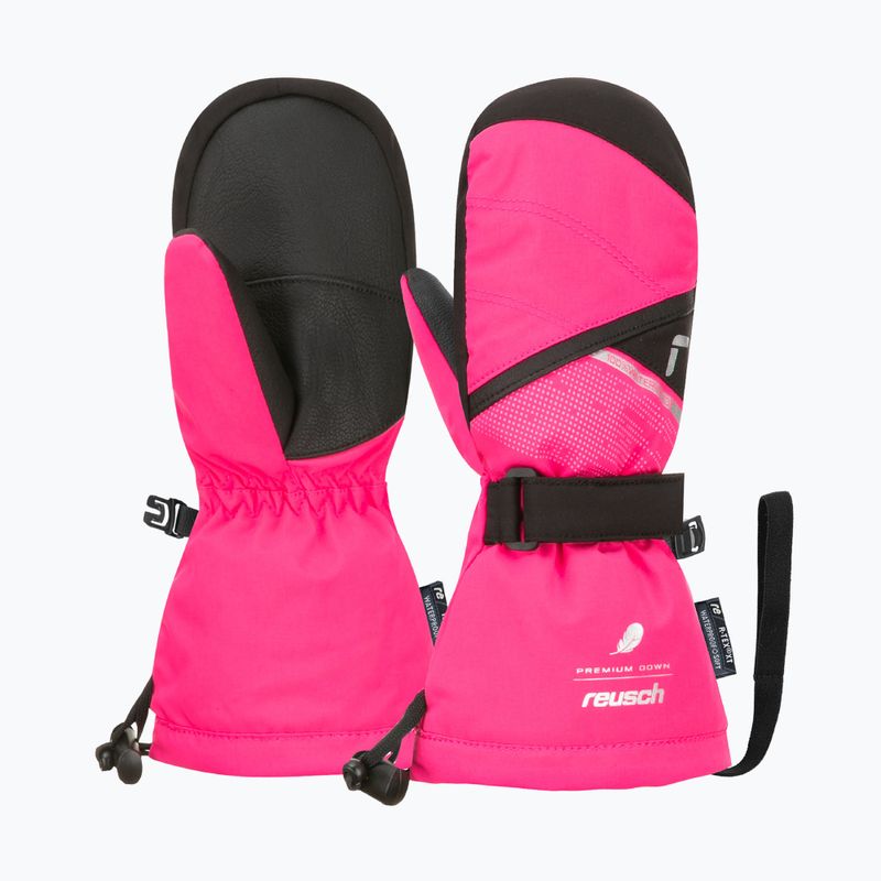 Детски скиорски ръкавици Reusch Kaden Down R-Tex XT Mitten pink glo