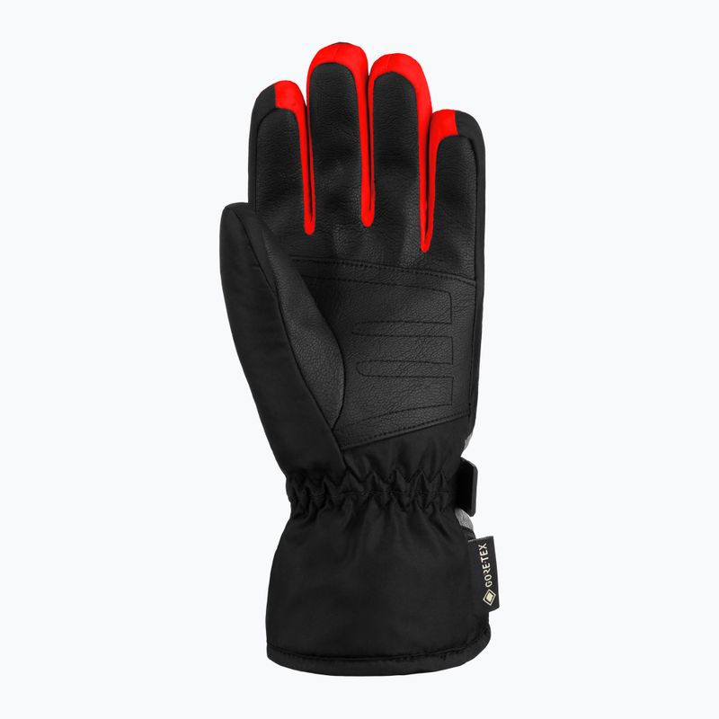 Детски скиорски ръкавици Reusch Flash Gore-Tex black/black melange/fire red 3