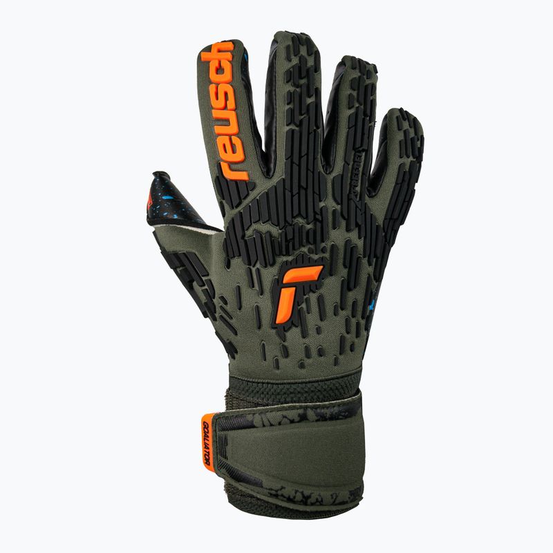 Reusch Attrakt Freegel Fusion Вратарски ръкавици зелени 5370095-5555 7