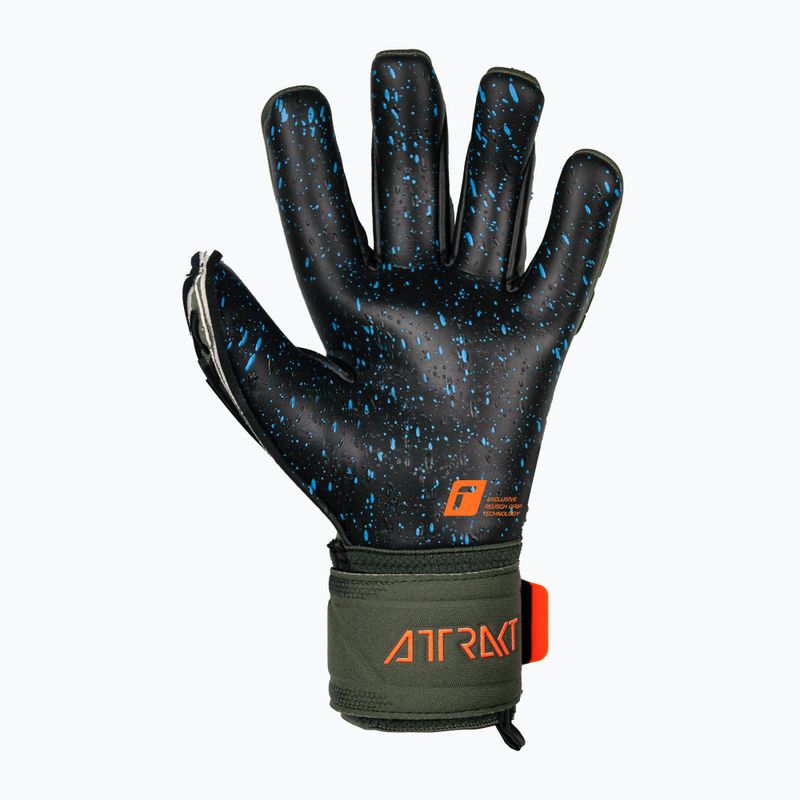 Reusch Attrakt Freegel Fusion Вратарски ръкавици зелени 5370095-5555 8