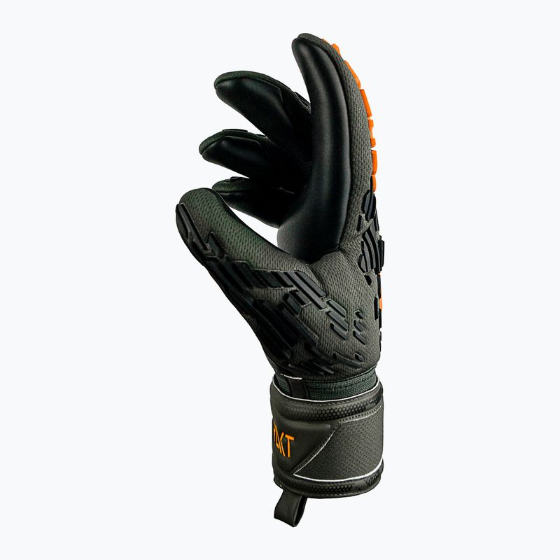 Reusch Attrakt Freegel Сребърни зелено-оранжеви вратарски ръкавици 6