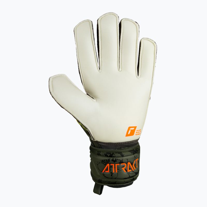 Reusch Attrakt Твърди зелени вратарски ръкавици 5370016-5556 6
