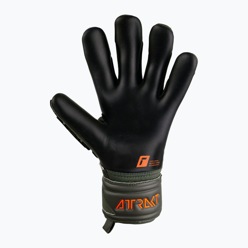 Reusch Attrakt Freegel Silver Junior вратарски ръкавици чернозелени 5372035-5555 6